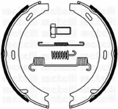 Комплект тормозных колодок, стояночная тормозная система METELLI купить