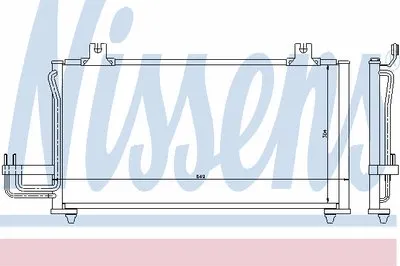 Конденсатор, кондиционер NISSENS купить