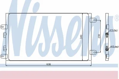 Конденсатор, кондиционер NISSENS купить