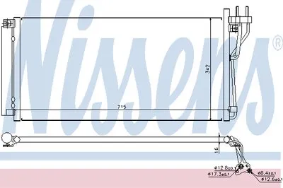 Конденсатор, кондиционер NISSENS купить