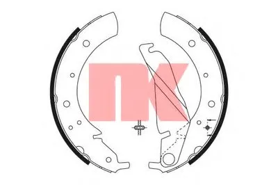 Комплект тормозных колодок NK купить