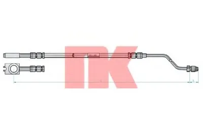 Тормозной шланг NK купить