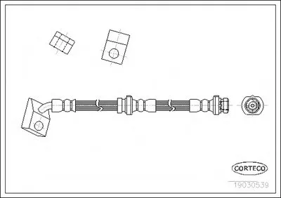 Тормозной шланг CORTECO купить