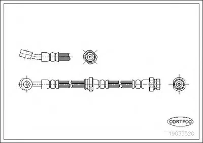 Тормозной шланг CORTECO купить