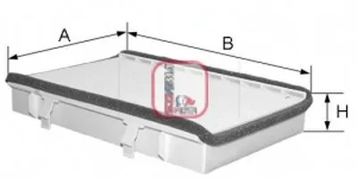 Фильтр, воздух во внутренном пространстве SOFIMA купить