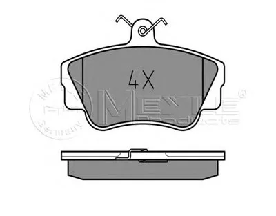 Комплект тормозных колодок, дисковый тормоз MEYLE купить