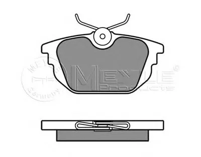 Комплект тормозных колодок, дисковый тормоз MEYLE купить