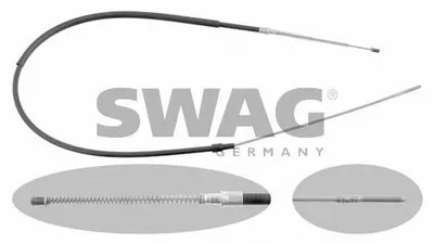 Трос, стояночная тормозная система SWAG купить