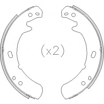 Комплект тормозных колодок, стояночная тормозная система REMSA купить