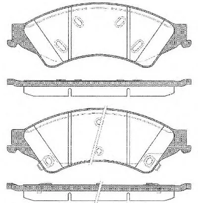 Комплект тормозных колодок, дисковый тормоз REMSA купить