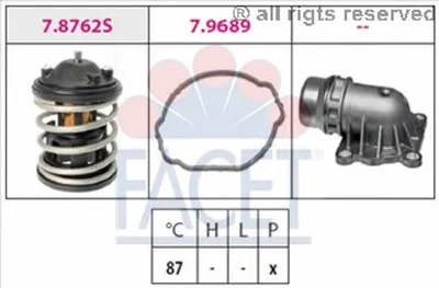 Термостат, охлаждающая жидкость FACET купить