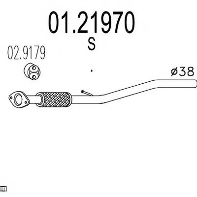 Труба выхлопного газа MTS купить