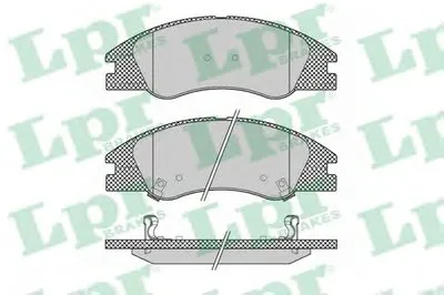 Комплект тормозных колодок, дисковый тормоз LPR купить