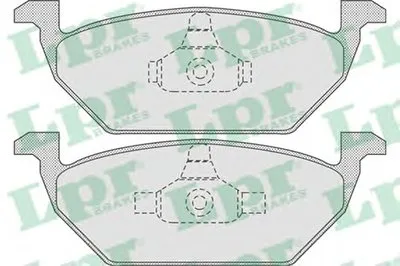 Комплект тормозных колодок, дисковый тормоз LPR купить