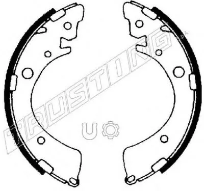 Комплект тормозных колодок TRUSTING купить