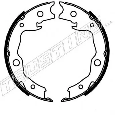 Комплект тормозных колодок, стояночная тормозная система TRUSTING купить