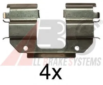 Комплектующие, колодки дискового тормоза A.B.S. купить