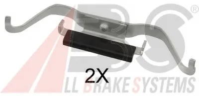 Комплектующие, колодки дискового тормоза A.B.S. купить