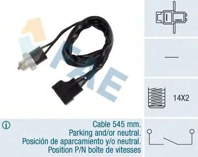 Выключатель, фара заднего хода; Выключатель, стояночный свет FAE купить