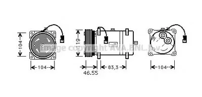 Компрессор, кондиционер AVA QUALITY COOLING купить