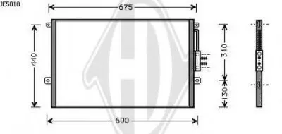 Конденсатор, кондиционер DIEDERICHS купить