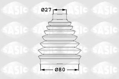 Комплект пылника, приводной вал SASIC купить