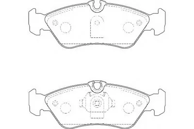 Комплект тормозных колодок, дисковый тормоз DURON купить