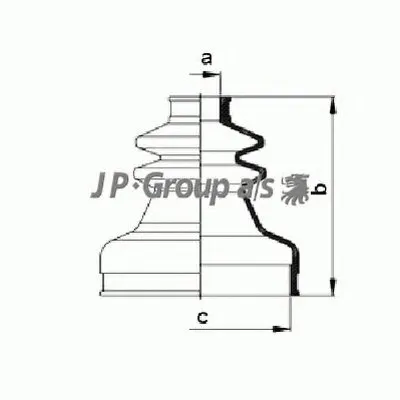 Комплект пылника, приводной вал QH JP GROUP купить