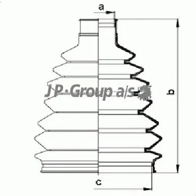 Комплект пылника, приводной вал QH JP GROUP купить