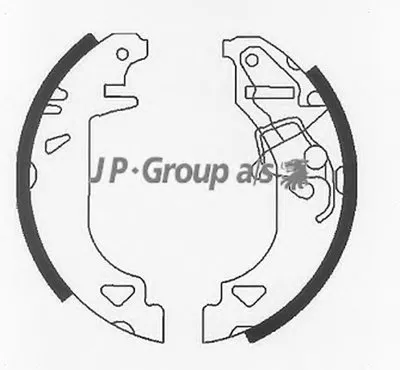 Комплект тормозных колодок QH JP GROUP купить