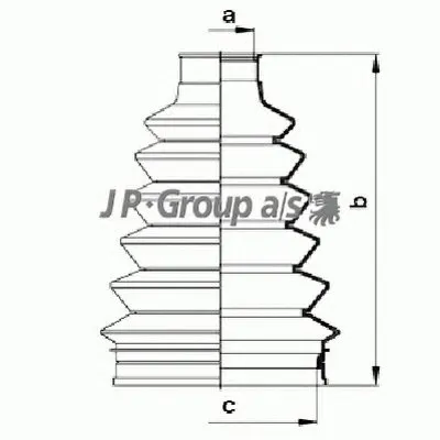 Комплект пылника, приводной вал QH JP GROUP купить