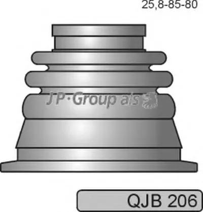 Комплект пылника, приводной вал QH JP GROUP купить