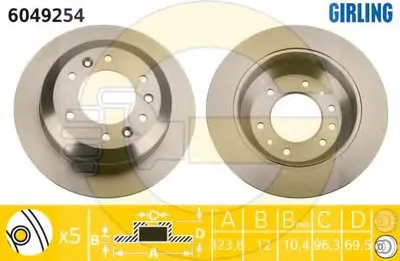 Тормозной диск GIRLING купить