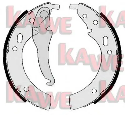 Комплект тормозных колодок KAWE купить