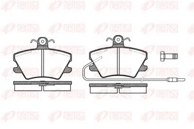 Комплект тормозных колодок, дисковый тормоз KAWE купить