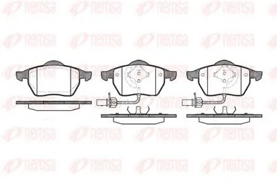 Комплект тормозных колодок, дисковый тормоз KAWE купить