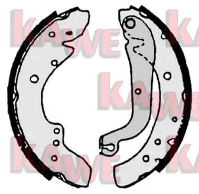 Комплект тормозных колодок KAWE купить