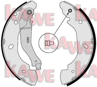 Комплект тормозных колодок KAWE купить