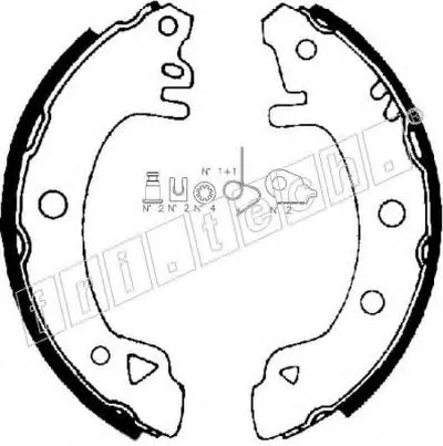 Комплект тормозных колодок fri.tech. купить