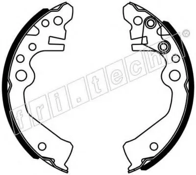 Комплект тормозных колодок fri.tech. купить