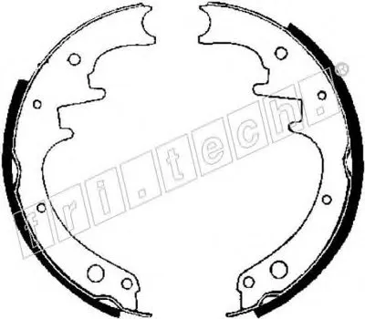Комплект тормозных колодок fri.tech. купить