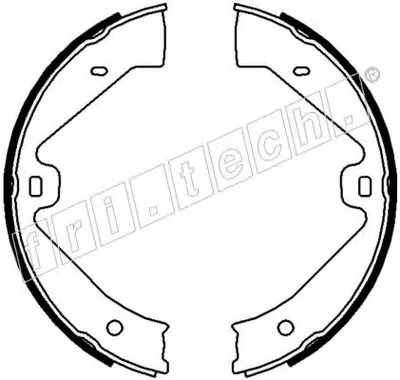 Комплект тормозных колодок, стояночная тормозная система fri.tech. купить