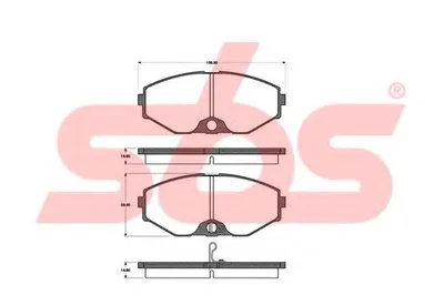 Комплект тормозных колодок, дисковый тормоз sbs купить