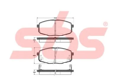 Комплект тормозных колодок, дисковый тормоз sbs купить