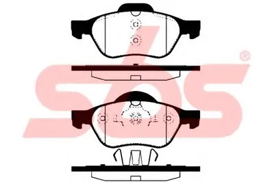 Комплект тормозных колодок, дисковый тормоз sbs купить