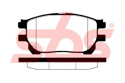 Комплект тормозных колодок, дисковый тормоз sbs купить