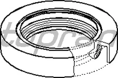Уплотняющее кольцо, коленчатый вал; Уплотняющее кольцо вала, масляный насос TOPRAN купить
