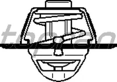 Термостат, охлаждающая жидкость TOPRAN купить