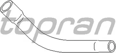 Шланг, воздухоотвод крышки головки цилиндра TOPRAN купить