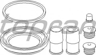 Ремкомплект, тормозной суппорт TOPRAN купить
